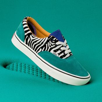 Vans Zebra ComfyCush Era - Naisten Tennarit - Tidepool/Surf The Web